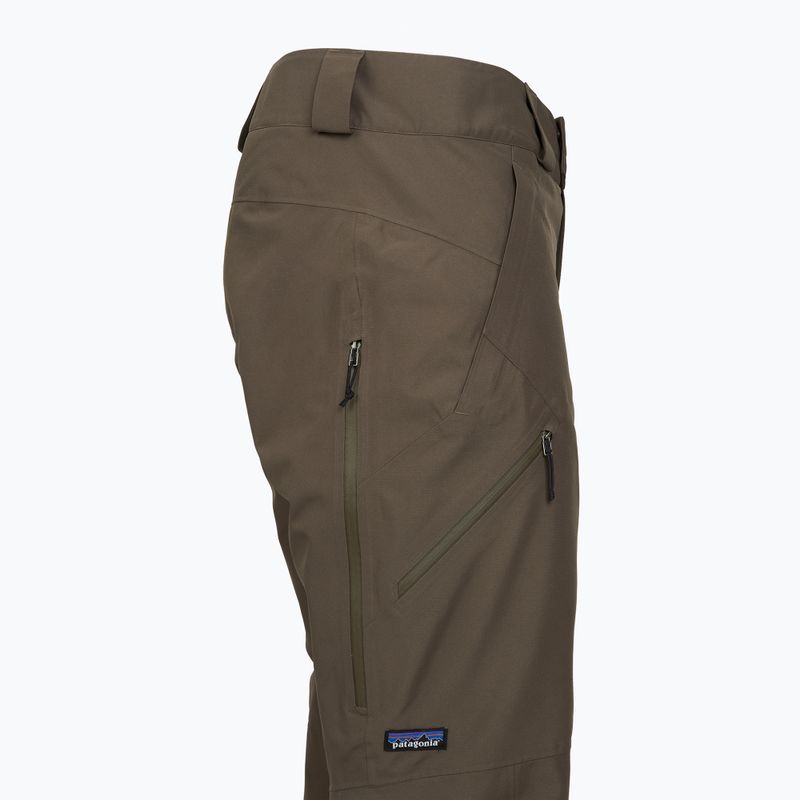 Штани гірськолижні чоловічі Patagonia Insulated Powder Town merlow brown 3