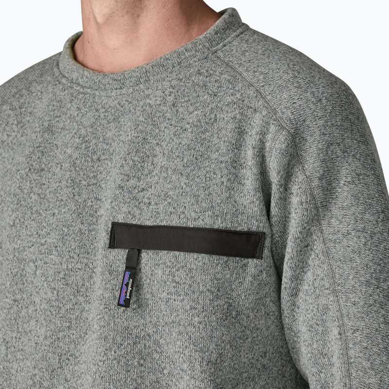 Кофта флісова чоловіча Patagonia Better Sweater Crewneck stonewash 3