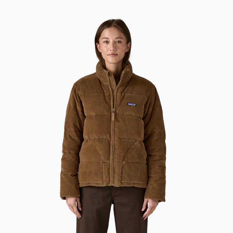 Пуховик жіночий Patagonia Cord Fjord deer brown