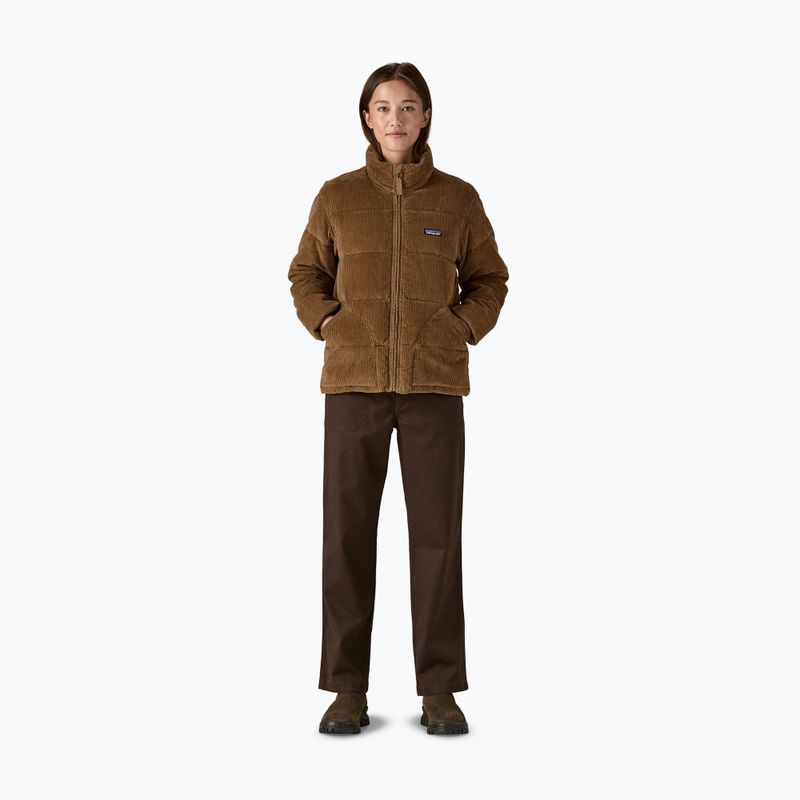 Пуховик жіночий Patagonia Cord Fjord deer brown 2