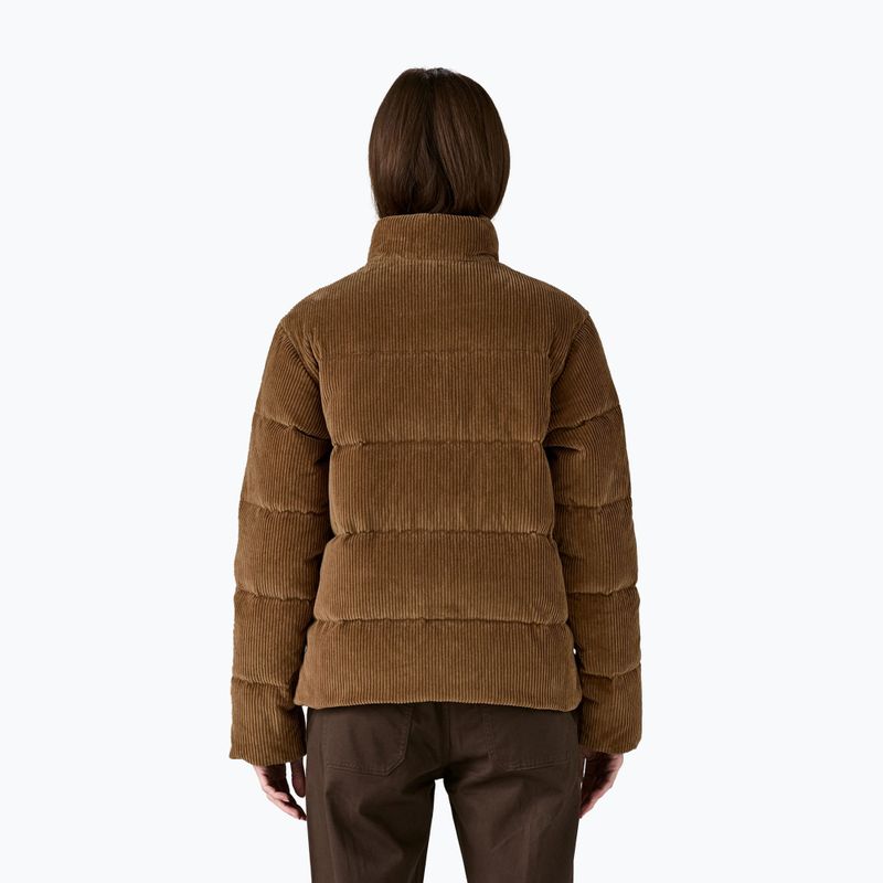 Пуховик жіночий Patagonia Cord Fjord deer brown 3