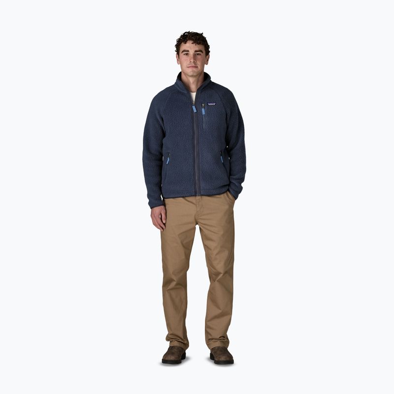 Кофта трекінгова чоловіча Patagonia Retro Pile new navy w/sunken blue 2