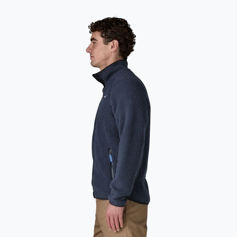 Кофта трекінгова чоловіча Patagonia Retro Pile new navy w/sunken blue 4