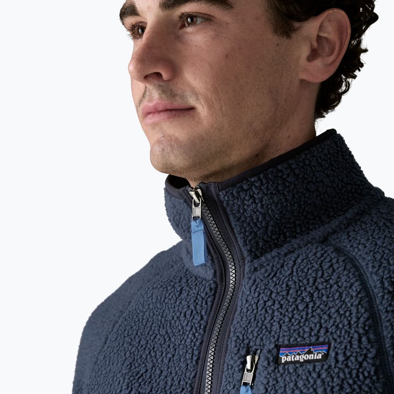 Кофта трекінгова чоловіча Patagonia Retro Pile new navy w/sunken blue 5