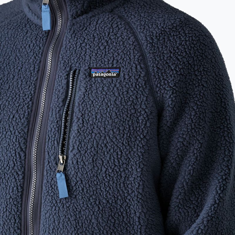 Кофта трекінгова чоловіча Patagonia Retro Pile new navy w/sunken blue 6