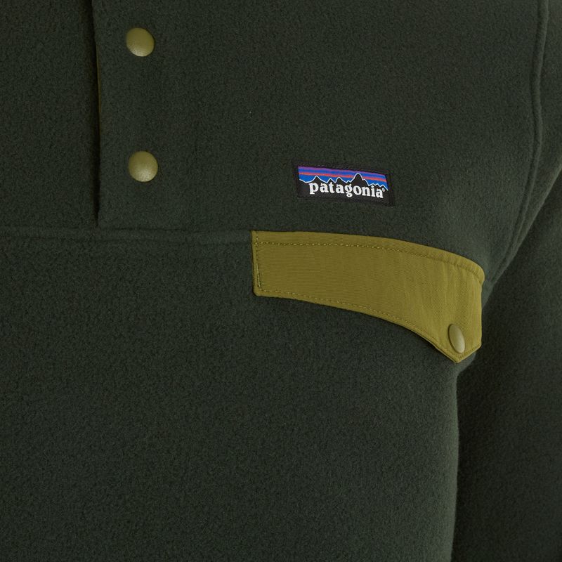 Кофта трекінгова чоловіча Patagonia LW Synch Snap-T P / O old growth green 3