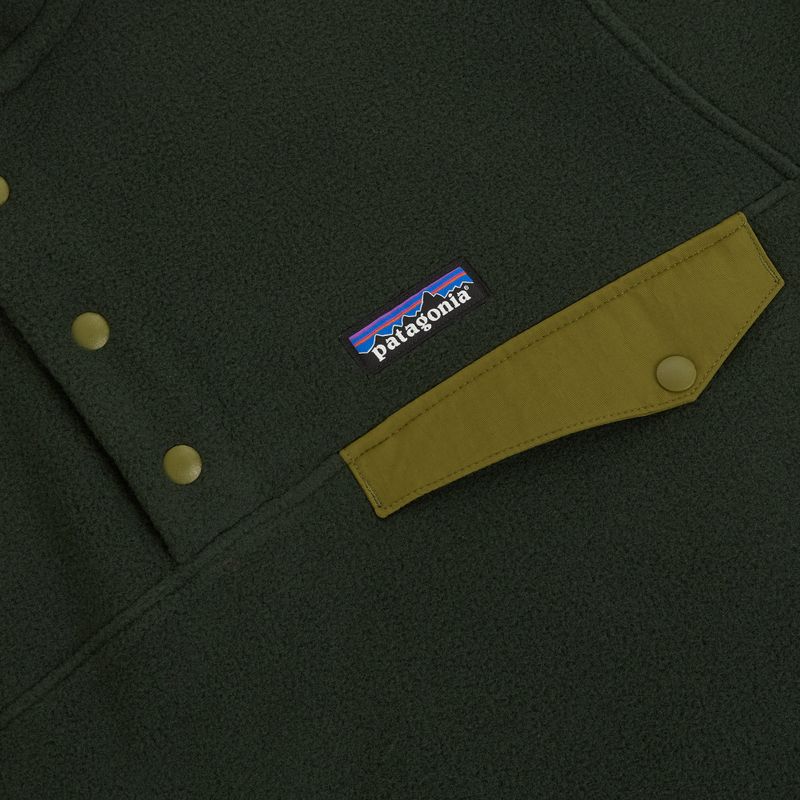 Кофта трекінгова чоловіча Patagonia LW Synch Snap-T P / O old growth green 4