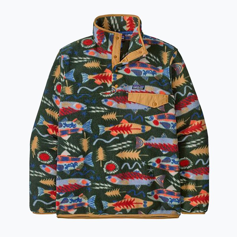 Кофта трекінгова чоловіча Patagonia LW Synch Snap-T P / O old growth green 3