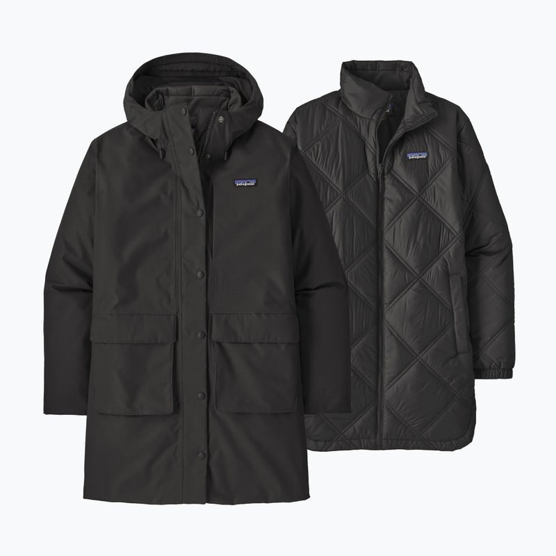 Куртка 3в1 жіноча Patagonia Pine Bank 3-in-1 Parka black 4