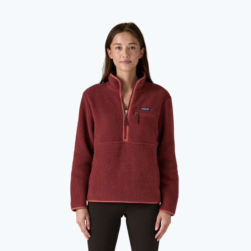 Кофта флісова жіноча Patagonia Retro Pile Marsupial sequoia red