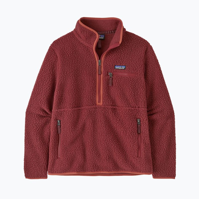 Кофта флісова жіноча Patagonia Retro Pile Marsupial sequoia red 3