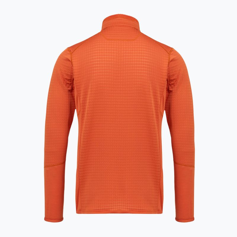 Кофта флісова чоловіча Patagonia R1 Hybrid coal orange 2