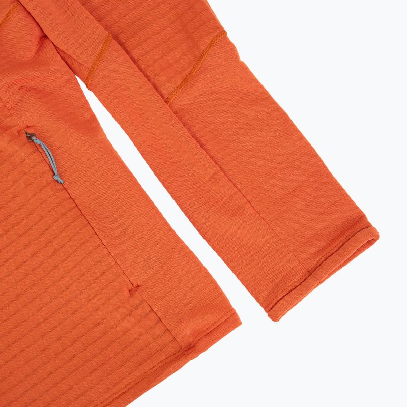 Кофта флісова чоловіча Patagonia R1 Hybrid coal orange 4