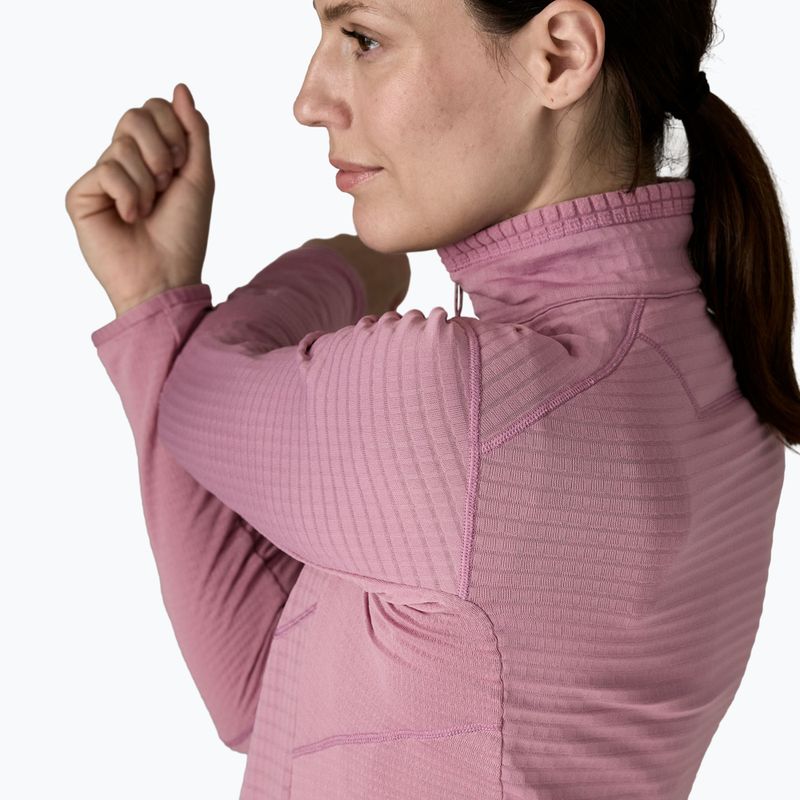 Кофта жіноча Patagonia R1 Hybrid light violet 6