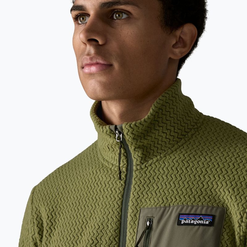 Кофта трекінгова чоловіча Patagonia R1 Air caper green 5