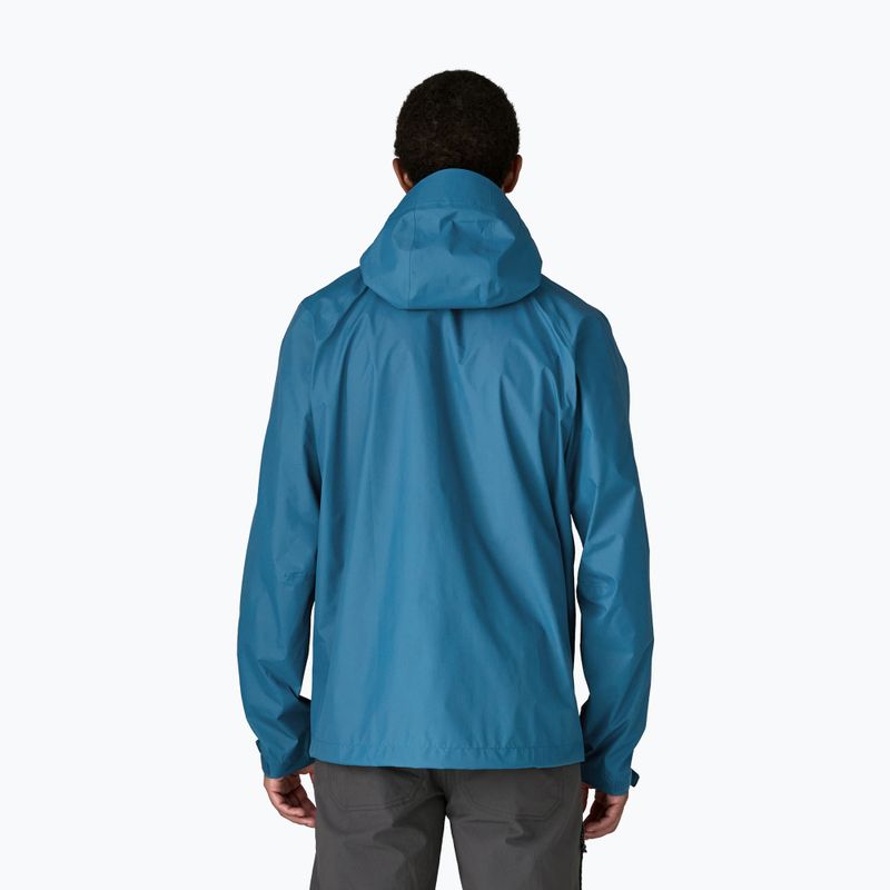 Чоловіча водонепроникна куртка Patagonia Torrentshell 3L Rain aquatic blue 3