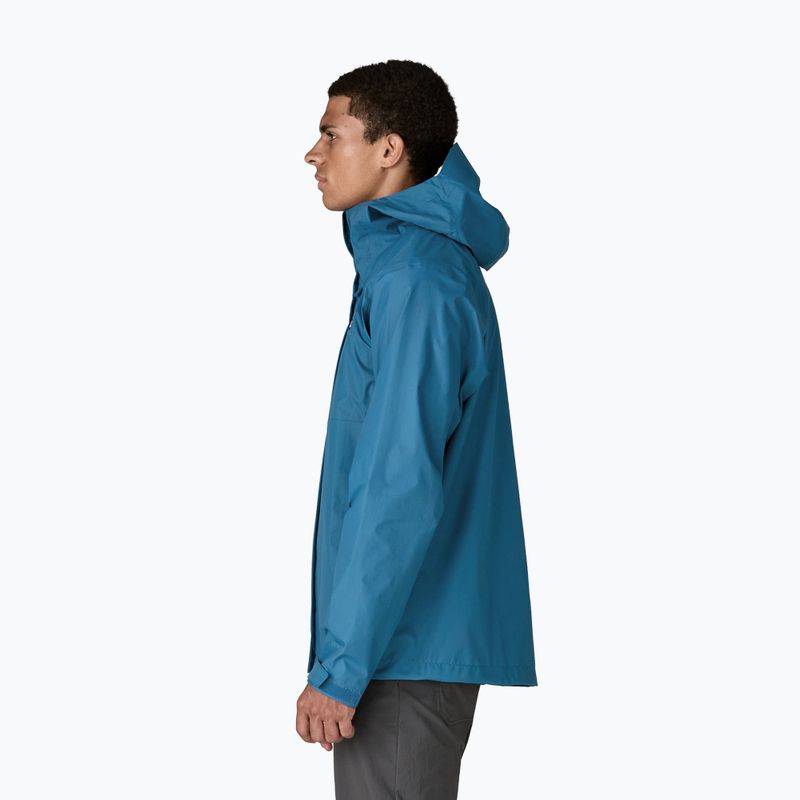 Чоловіча водонепроникна куртка Patagonia Torrentshell 3L Rain aquatic blue 5