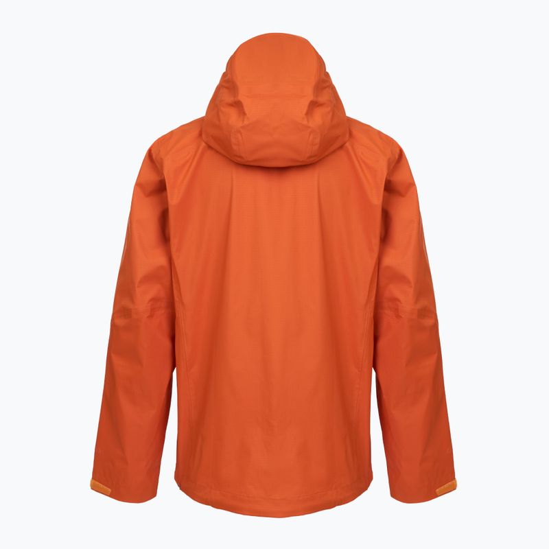 Куртка дощовик чоловіча Patagonia Granite Crest Rain coal orange 2