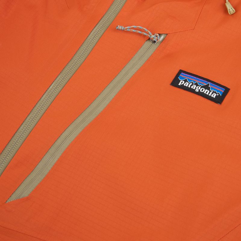 Куртка дощовик чоловіча Patagonia Granite Crest Rain coal orange 3