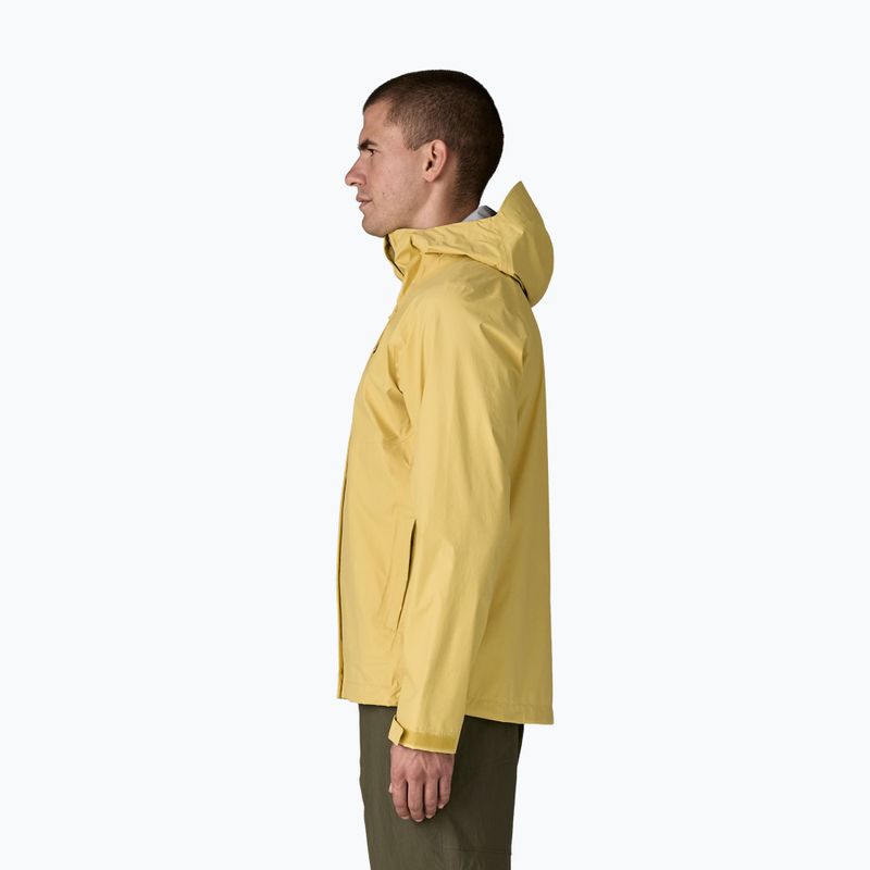 Чоловіча водонепроникна куртка Patagonia Torrentshell 3L Rain limestone yellow 4