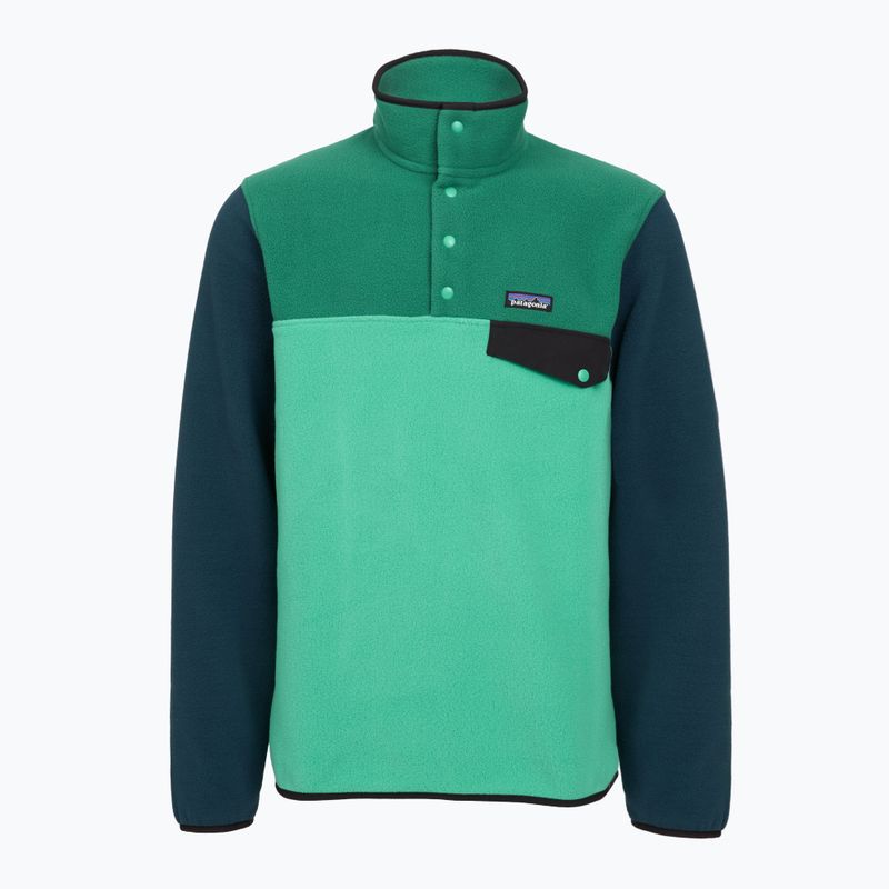 Кофта трекінгова чоловіча Patagonia LW Synch Snap-T P/O aqua stone
