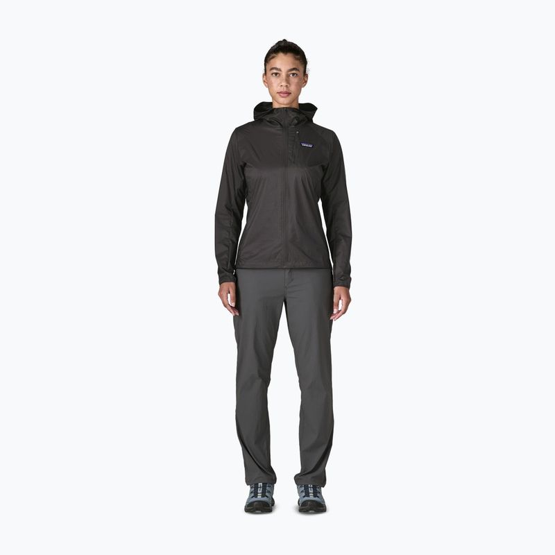 Куртка вітровка жіноча Patagonia Houdini black w/white 2