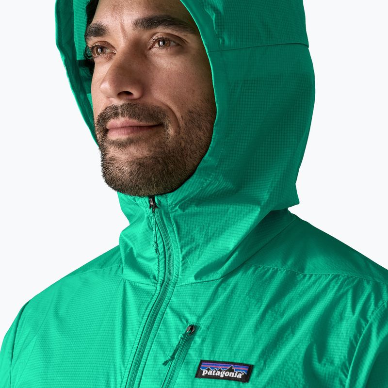 Куртка вітровка чоловіча Patagonia Houdini aqua stone 6