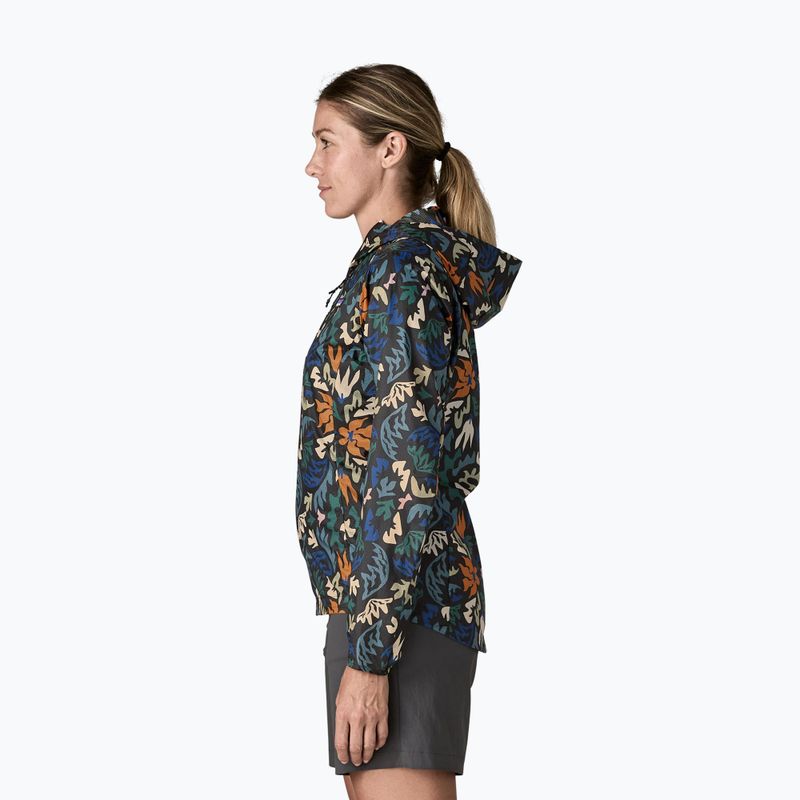 Куртка вітровка жіноча Patagonia Houdini kaleido/black 4