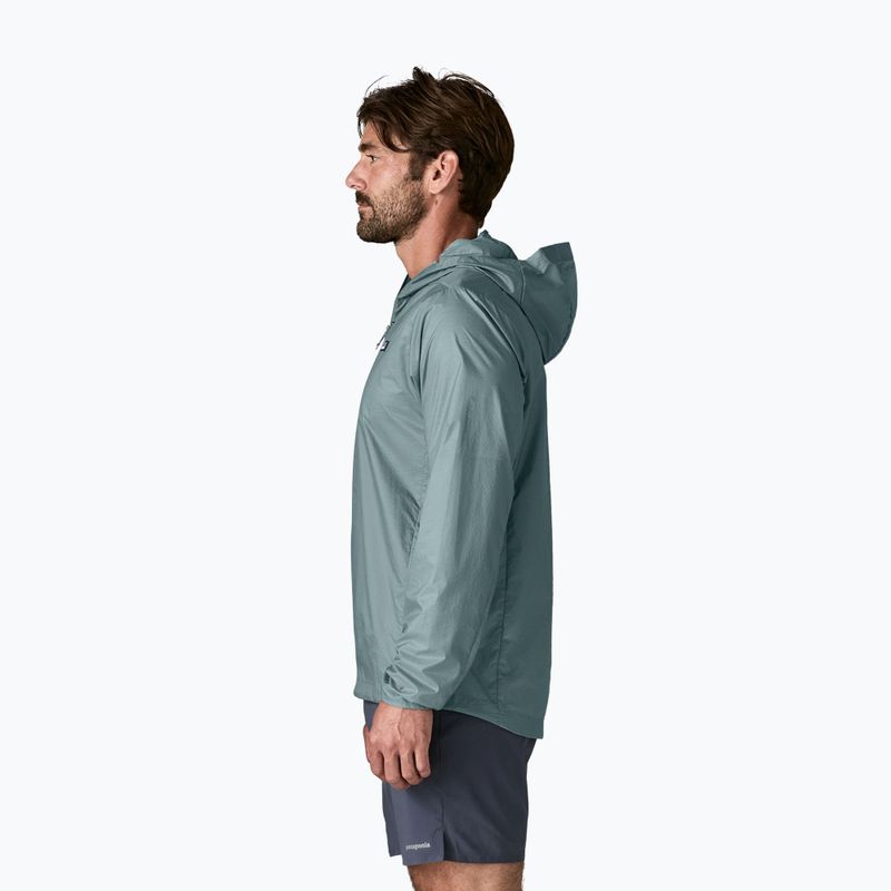 Куртка вітровка чоловіча Patagonia Houdini blue sage 4