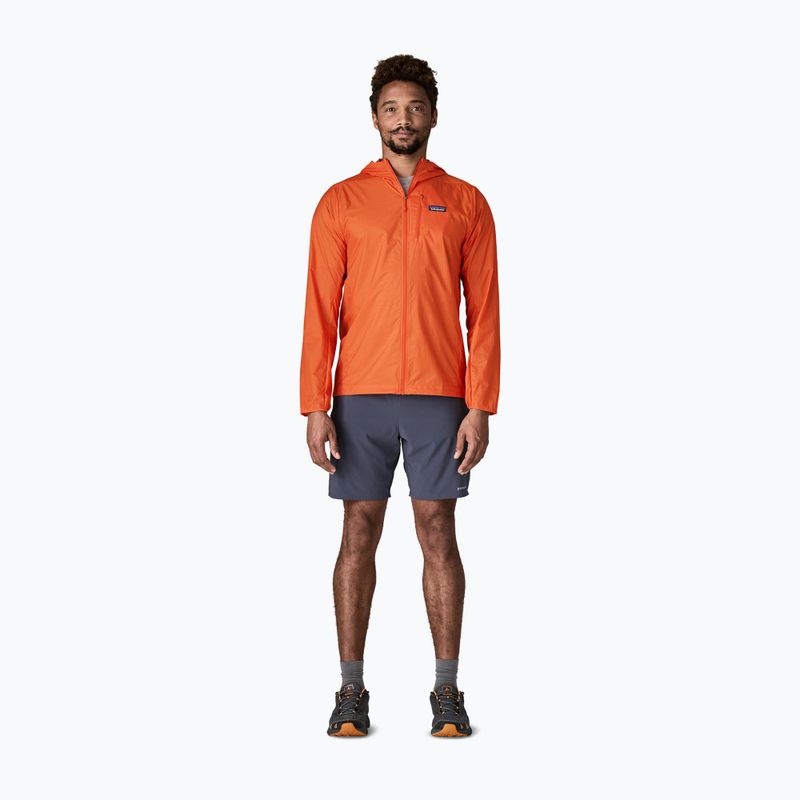 Куртка вітровка чоловіча Patagonia Houdini coral orange 2