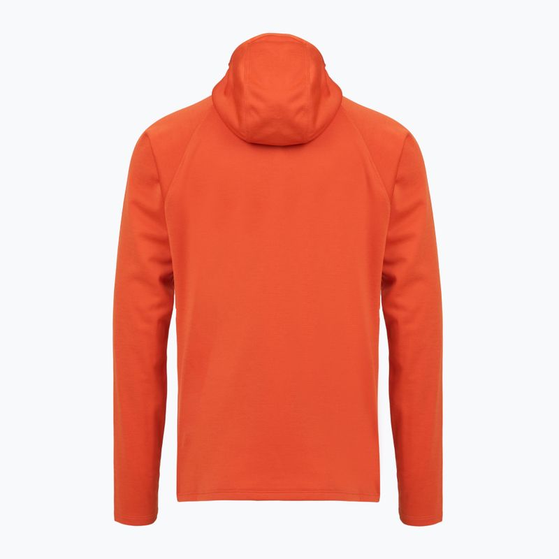 Кофта чоловіча Patagonia R1 Ultralight Hoody coal orange 11