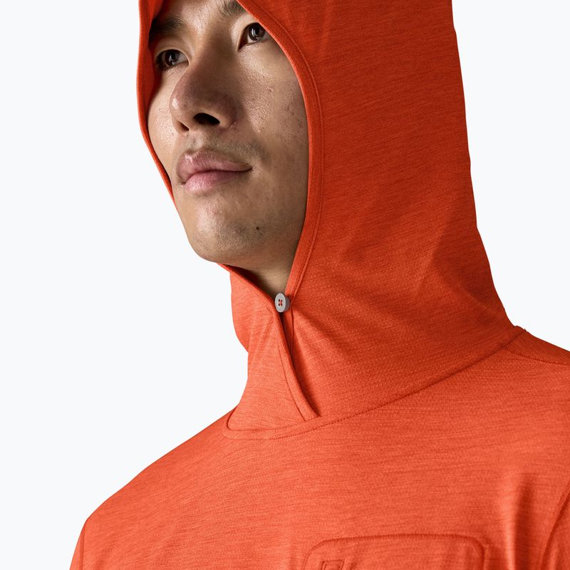 Кофта чоловіча Patagonia Capilene Cool Sun Hoody coal orange/light coal orange x-dye 6