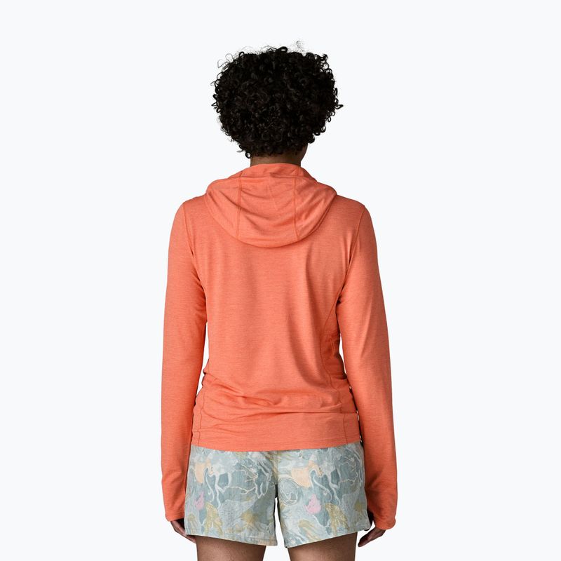 Жіноча кофта Patagonia Capilene Cool Sun Hoody mellow melon/peach sherbet x-dye 3