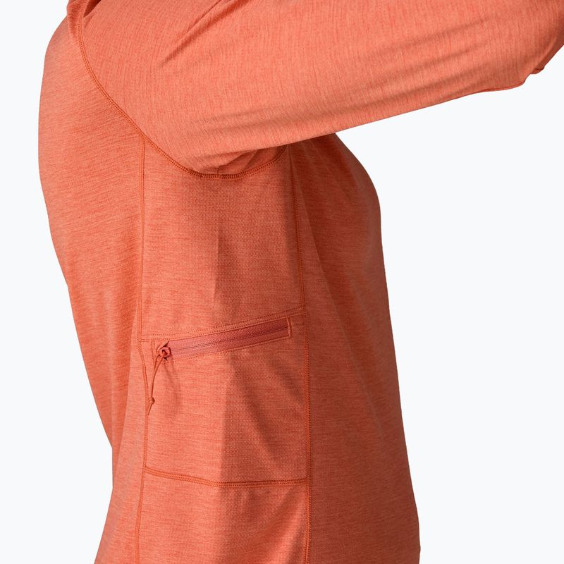 Жіноча кофта Patagonia Capilene Cool Sun Hoody mellow melon/peach sherbet x-dye 6