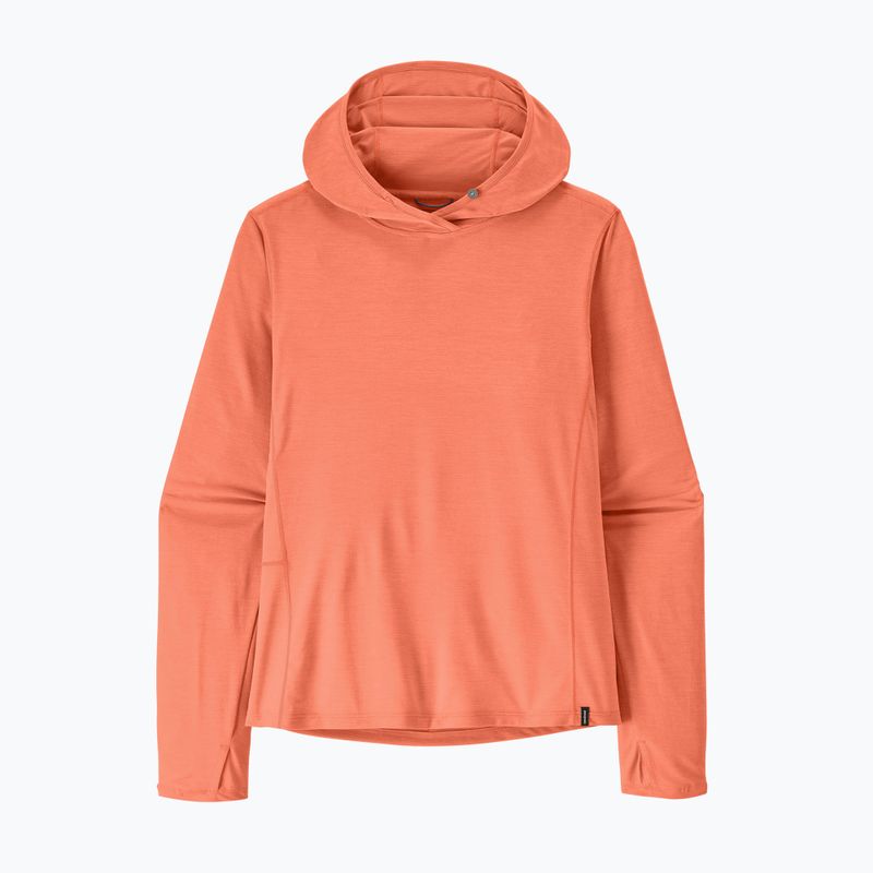 Кофта жіноча Patagonia Capilene Cool Sun Hoody mellow melon/peach sherbet x-dye 9