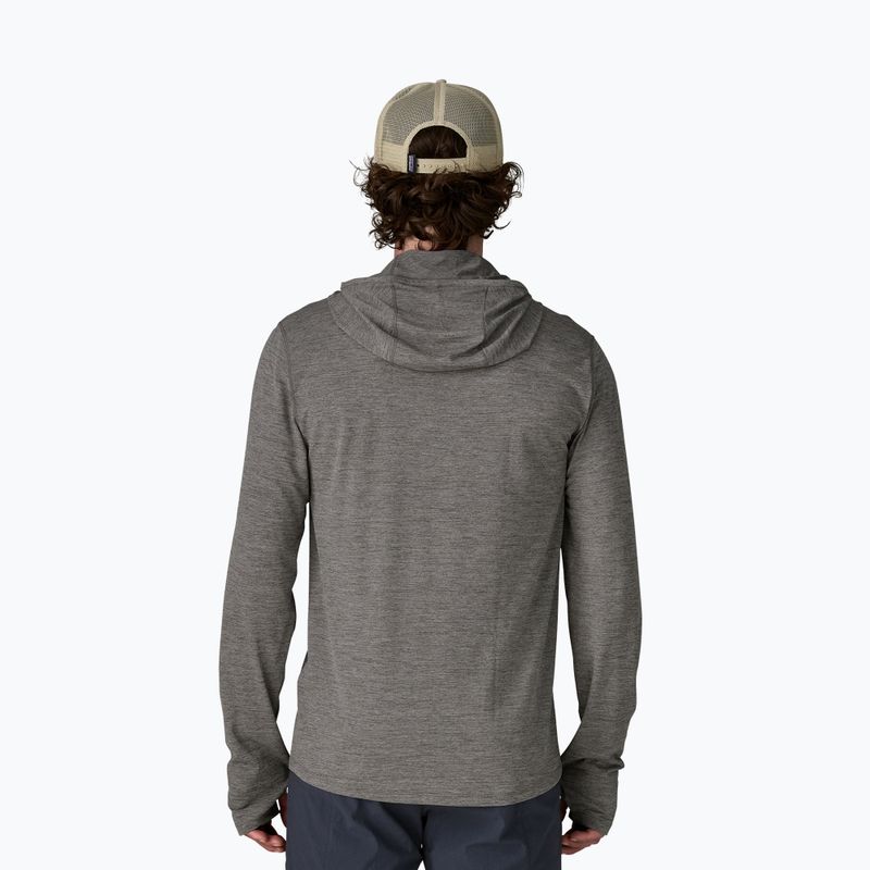 Кофта чоловіча Patagonia Capilene Cool Sun Hoody forge grey/noble grey x-dye 3