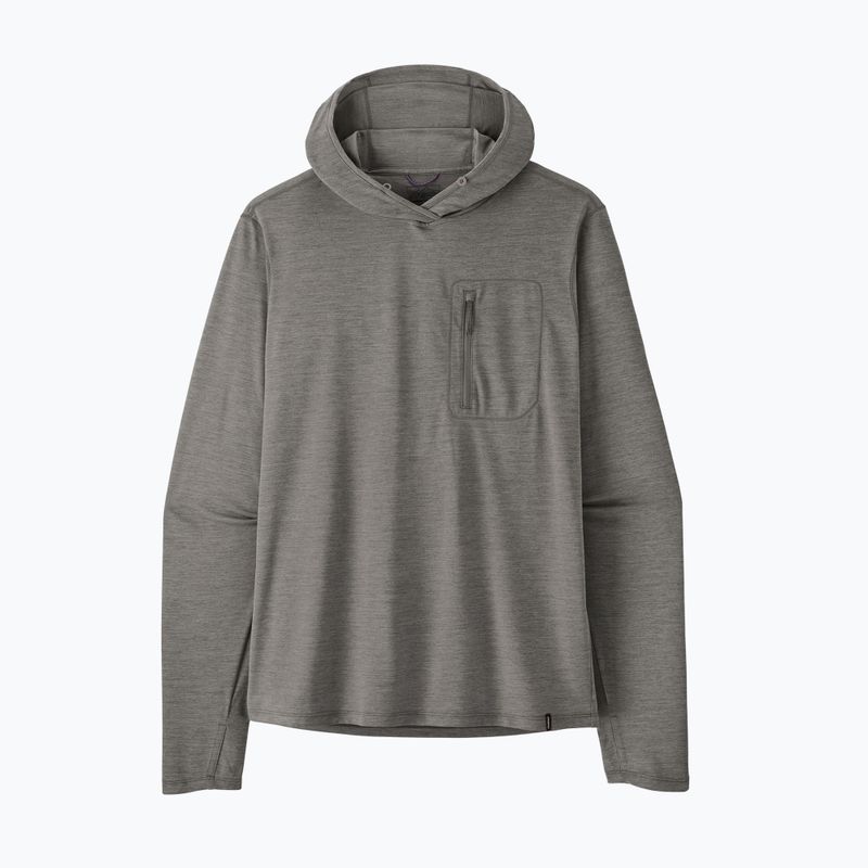 Кофта чоловіча Patagonia Capilene Cool Sun Hoody forge grey/noble grey x-dye 10