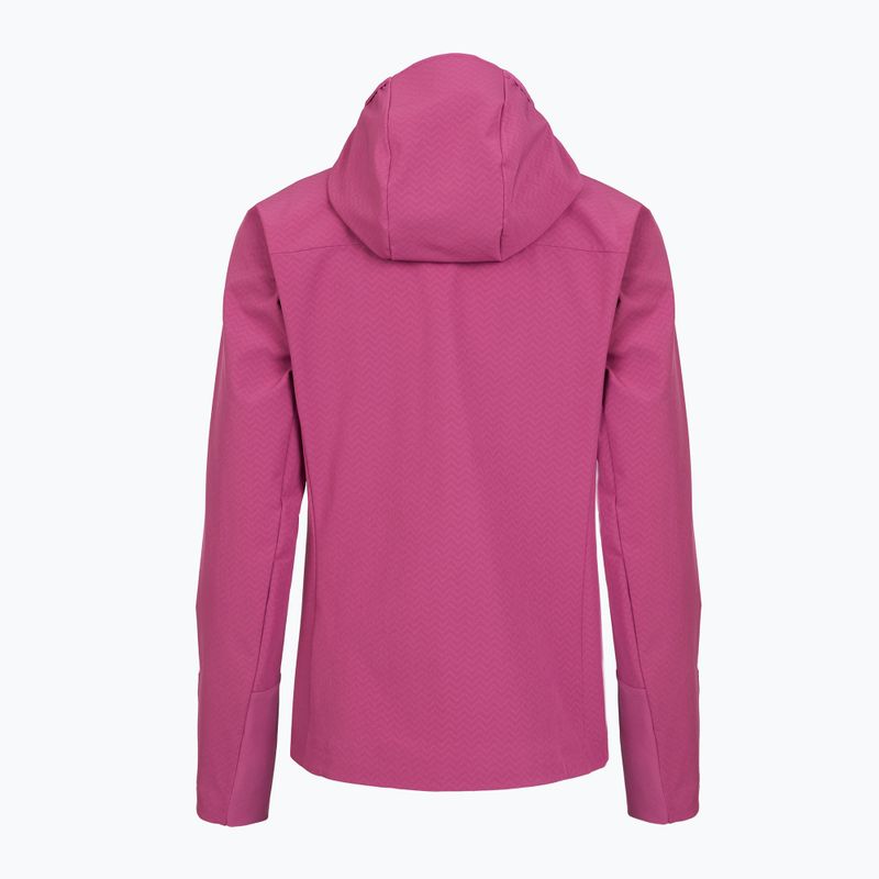 Куртка софтшел жіноча Patagonia R1 CrossStrata Hoody faded magenta 2