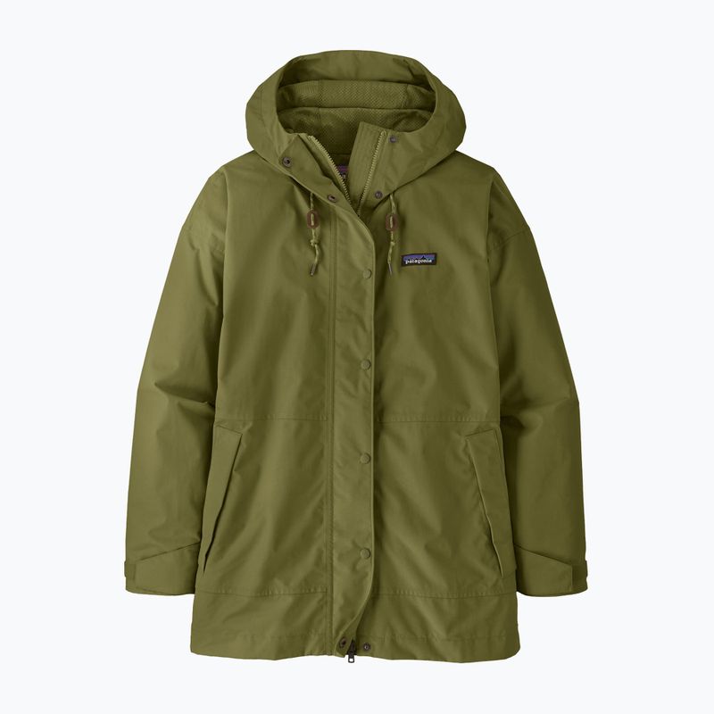 Куртка дощовик жіноча Patagonia Outdoor Everyday Rain caper green 6