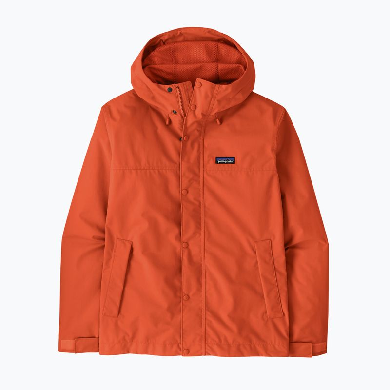 Куртка дощовик чоловіча Patagonia Outdoor Everyday Rain coal orange 6
