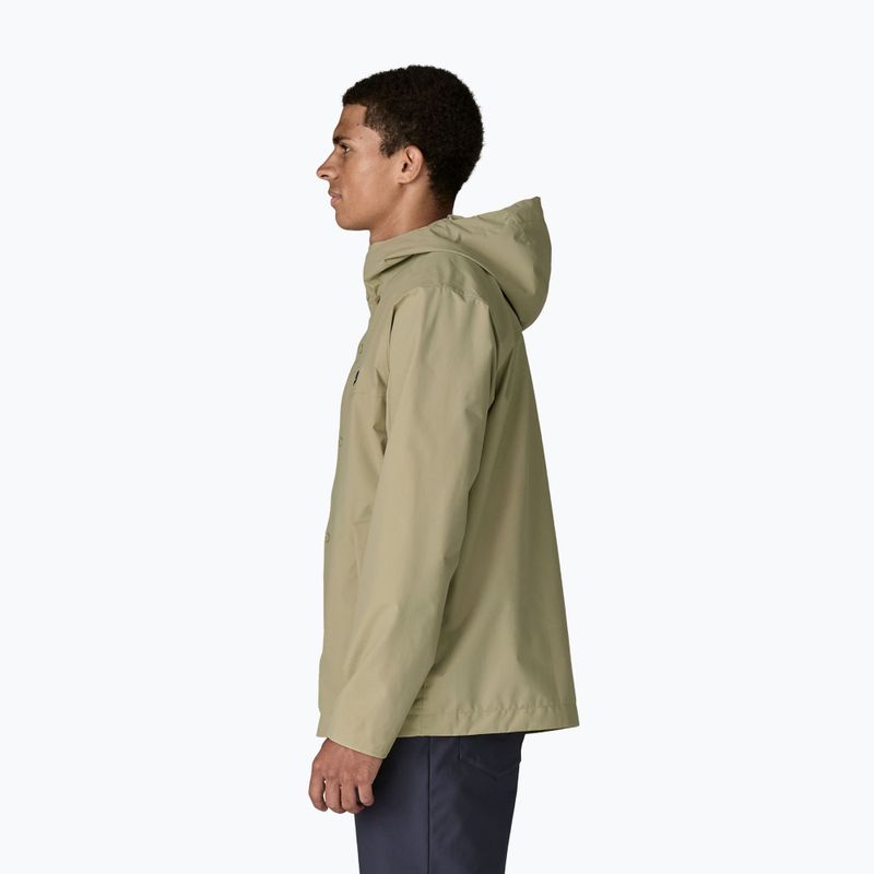 Куртка дощовик чоловіча Patagonia Outdoor Everyday Rain weathered stone 4