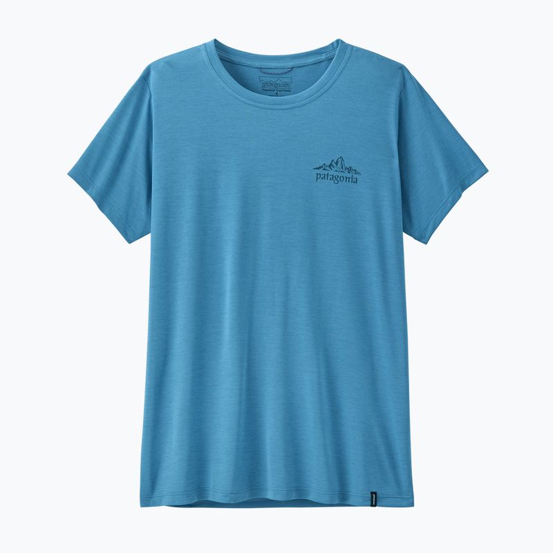 Футболка жіноча Patagonia Capilene Cool Daily - Cloud Crag shore blue/light shore blue x-dye 2