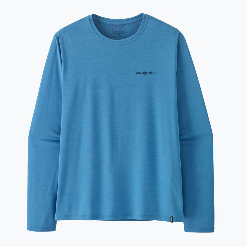 Лонгслів чоловічий Patagonia Capilene Cool Daily - Boardshort Logo shore blue/light shore blue x-dye 6