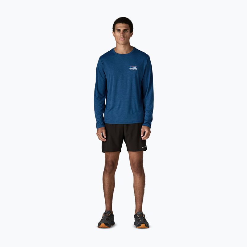 Лонгслів чоловічий Patagonia Capilene Cool Daily - '73 Skyline clement blue/light clement blue x-dye 2