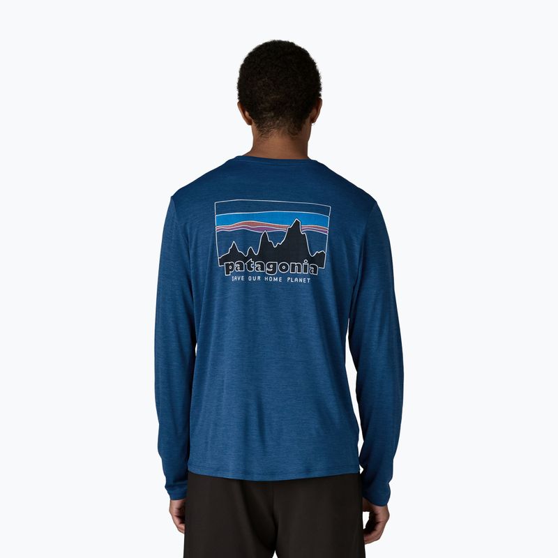 Лонгслів чоловічий Patagonia Capilene Cool Daily - '73 Skyline clement blue/light clement blue x-dye 3