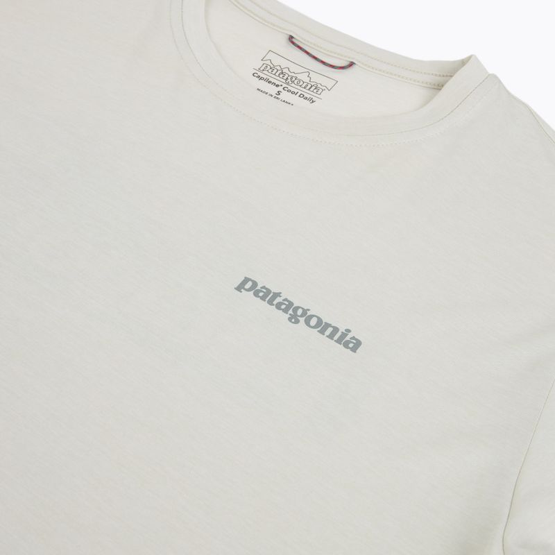Футболка чоловіча Patagonia Capilene Cool Daily - Boardshort Logo dyno white 3