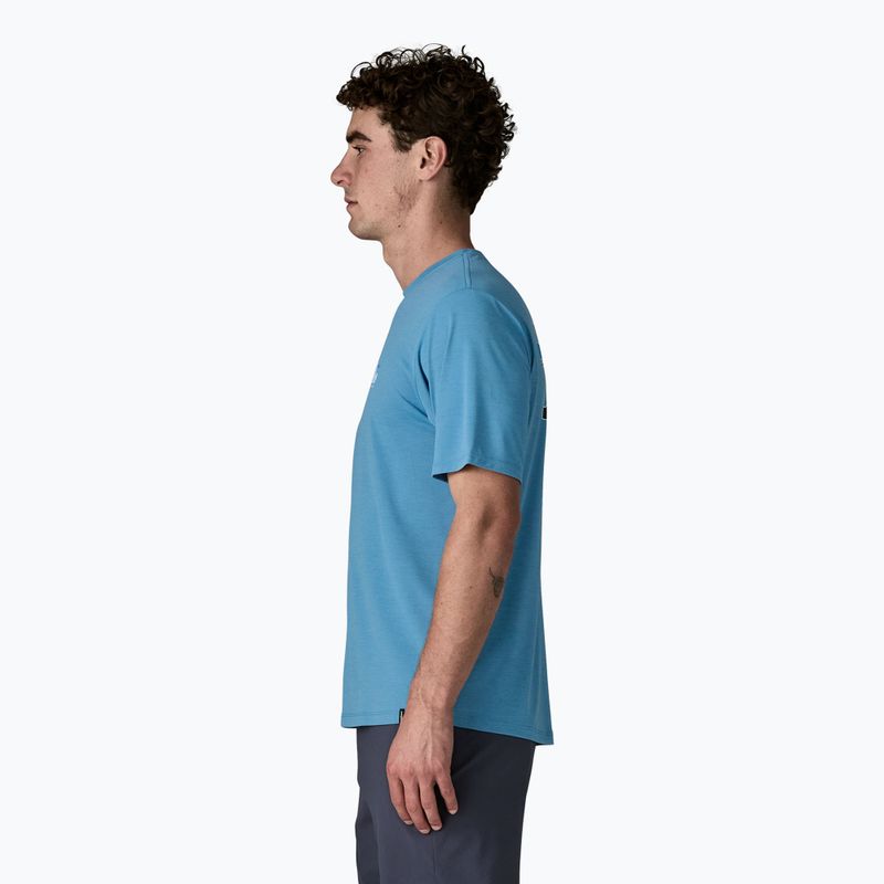 Футболка чоловіча Patagonia Capilene Cool Daily - '73 Skyline shore blue/light shore blue x-dye 4