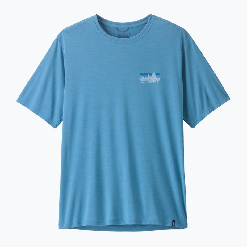 Футболка чоловіча Patagonia Capilene Cool Daily - '73 Skyline shore blue/light shore blue x-dye 6