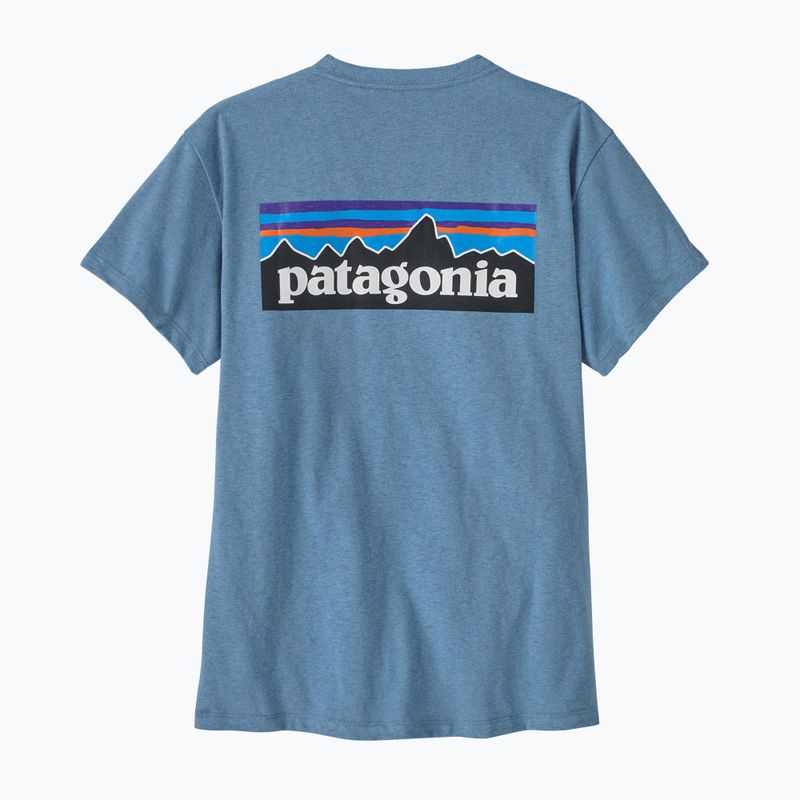 Футболка жіноча Patagonia P-6 Logo Responsibili-Tee shore blue 2