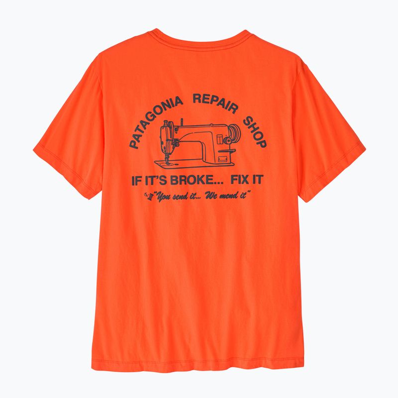 Футболка чоловіча Patagonia Repair Shop orange peel 2